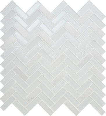 Serentina Tile Herringbone 11 1/2" x 12 3/4" - Bliss