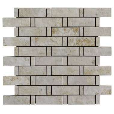 Artile Basketweave Tile 11.81" x 11.81" - Ivory