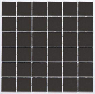 Colorado Mosaic Tile 12" x 12" - Dark Grey Glossy