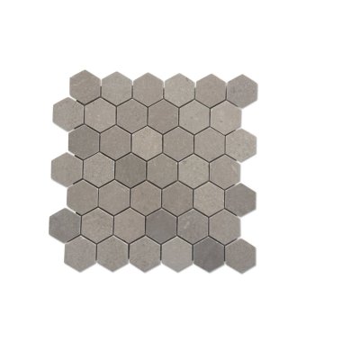Lady Gray Hexagon Tile 11.75" x 11.75" - Grey