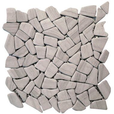 Haisa Irregular Mosaic 12" x 12" - Dark