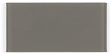 Cristallo Tile 3" x 6" - Grey Glossy