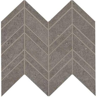 Modern Formation Tile Unpolished / Textured / Light Polished Blend Chevron 12" x 12" - Smoky Ridge