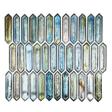 Artemis Glass Tile 12" x 10" - Tropical Lagoon