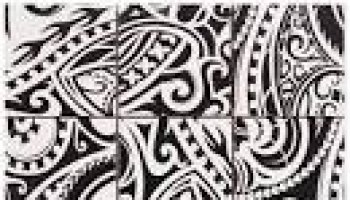 Maori Native Series Mosaic Tile 12