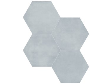 Form Hexagon Tile 7" x 8" - Tide