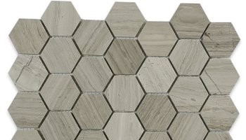 Wooden Beige Hexagon Tile 11.75