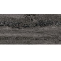 Via Appia Vein Cut Tile 12" x 24" - Dark