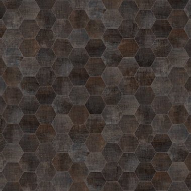 Merino Tile Hexagon 10" x 10" - Dark