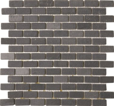 Slate Tile Brick 3/4" x 1" - Black
