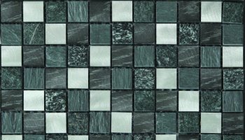 Marble Stone Aluminum Mix Tile Mosaic 1