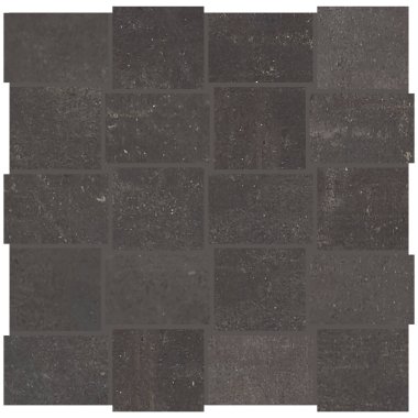 Union Basketweave Mosaic Tile 2" x 3" - Black