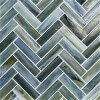 Agate Amalfi Pearl 1 X 4 Herringbone Mosaic 12" x 12" - Amalfi