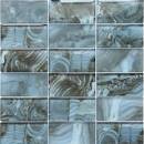 Glass Tile Onyx Pattern 11.8" x 11.8" - Blue