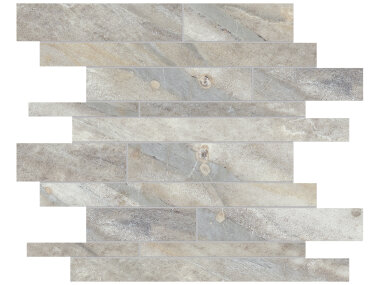 Evolution Random Strip Mosaic Tile - Sand