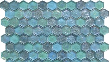 Glass Tile Hexagon Mosaic 12