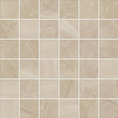 Merit 2" x 2" Mosaic Tile 12" x 12" - Cool Beige