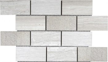 Stone Tile Brick Limestone Multi Finish 11.7