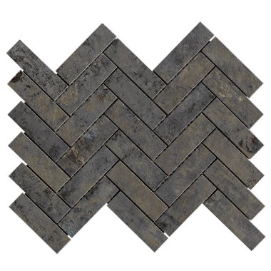 Artile Herringbone Mosaic Tile 10.03" x 10.62" - Sage Gray