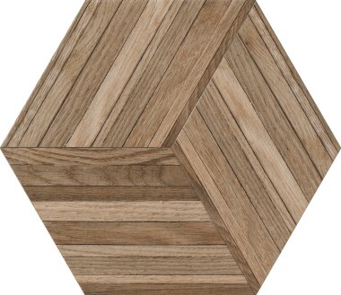 Wooddesign Tile Hexagon 16" x 19" - Deck
