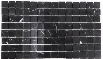 Nero Marquina Mosaic Tile 12