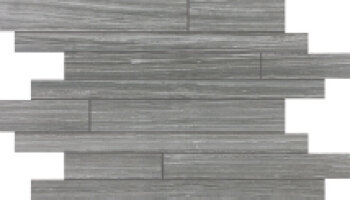 Eramosa Tile Random Strip Mosaic - Carbon