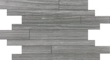 Eramosa Tile Random Strip Mosaic - Carbon