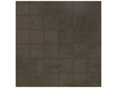 Cinq 2" x 2" Mosaic Tile 12" x 12" - Brown