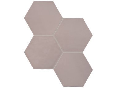 Teramoda 6" Hexagon Tile - Petal