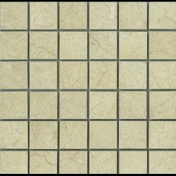 Marmi Mosaic 2"x2" Tile "Matte" 12" x 12" - Crema Marfil