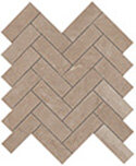 Eon Marble Look Tile Herringbone 1" x 4" - Corinthian Beige