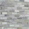 Agate Bari Silk 1 X 2 Brick Mosaic Oj 12" x 12" - Bari