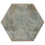 Oken Hexagon Tile 9" x 10" - Green