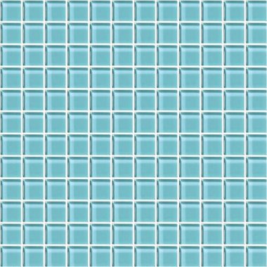 Color Appeal Tile Mosaic 1" x 1" - Fountain Blue