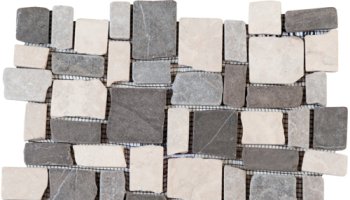 Marble Stone Tile Cubic Opus Mosaic Interlocking 12