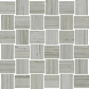 Shibusa Intreccio Mosaico Tile 12" x 12" - Grigio