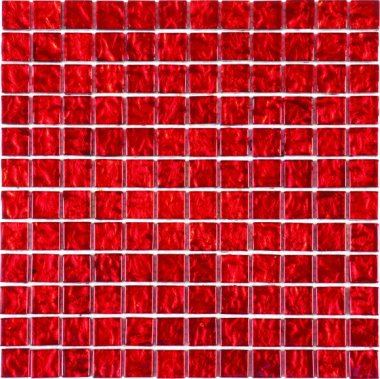 Glass Tile Mosaic 7/8" x 7/8" - Red
