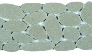 Reconstituted Pebble Sliced Interlocking Mosaic Tile - 4