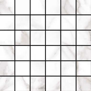 Luxury Tile Mosaic 1" x 1" - Calacatta Oro