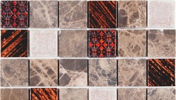 Marble/Glass/Decor Mosaic Tile 12