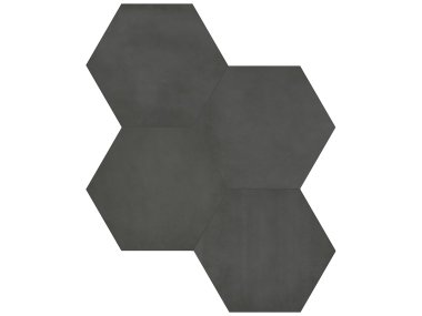 Form Hexagon Tile 7" x 8" - Graphite