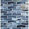 Agate Portofino Pearl Zing 1X4 Mosaic 12" x 12" - Portofino