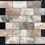 Marble Stone Tile Brick Mosaic 11.8" x 11.8" - Royal Vein