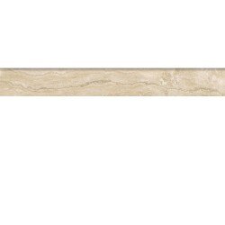 Via Appia Polished Vein Cut Bullnose Tile 3" x 24" - Beige