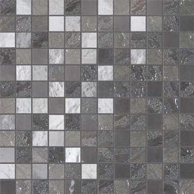 Stonework Tile Mosaic 1" x 1" - Fog