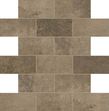 Fusion Cotto Tile Mosaic Brick Joint 2" x 4" - Marrone
