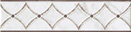 Eon Marble Look Tile Listello 3 1/8" x 12 3/8" - Carrara