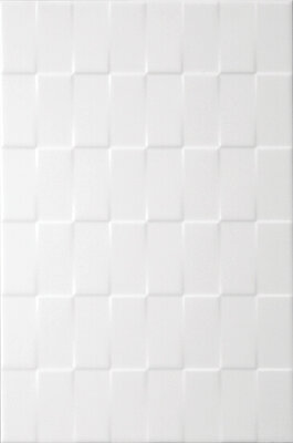 Twill Wall Tile 8" x 12" - Twill White