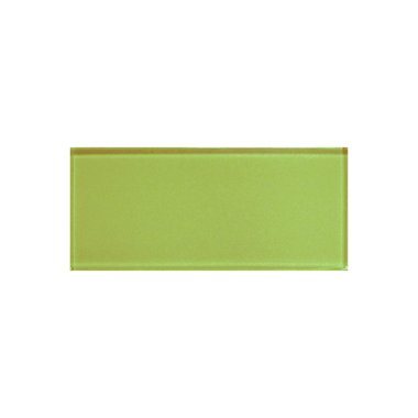 Color Appeal Tile 3" x 6" - Lime Green