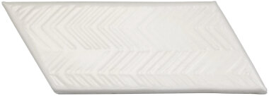 New Panal 14 Chevron Decor Tile 7" x 3" - Farina (Left)